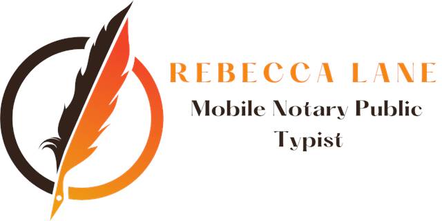 Rebecca Lane, Mobile Notary Public  