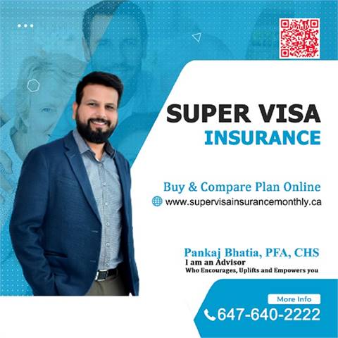 Super Visa Insurance Monthly Canada